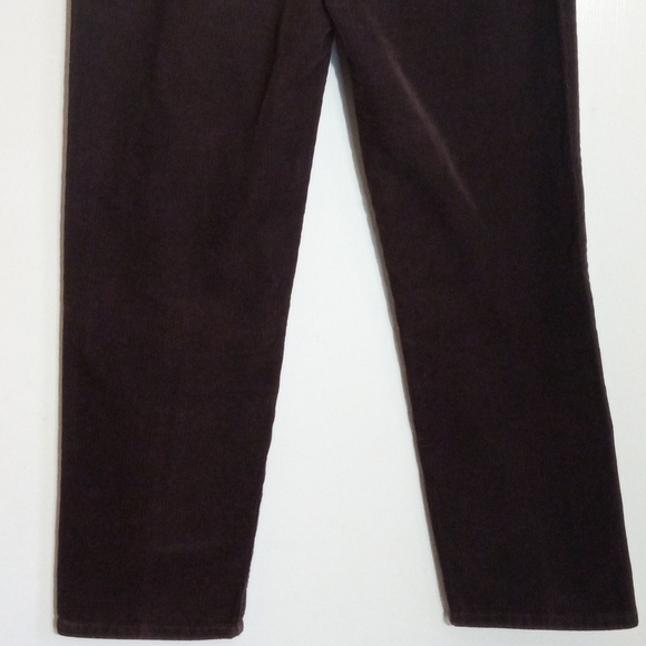 Liz Claiborne Lizwear jeans brown corduroy pants women size 8 - Picture 2 of 6